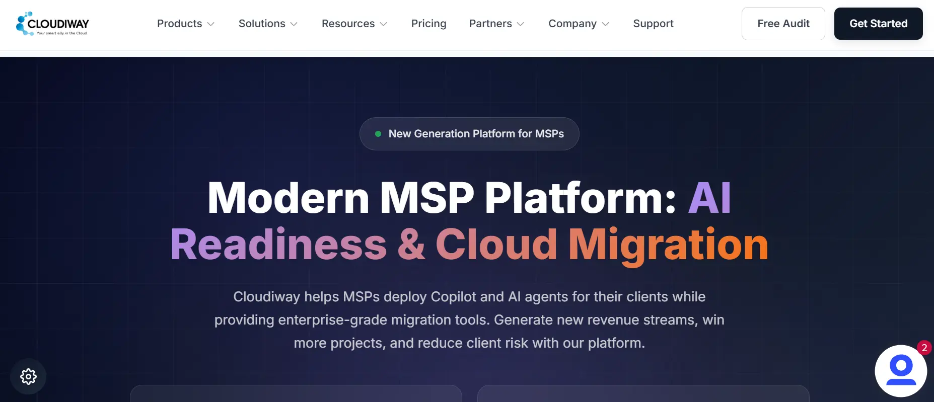 Cloudiway pricing overview showing Standard, Premium Migration, and Mail & Archive license tiers